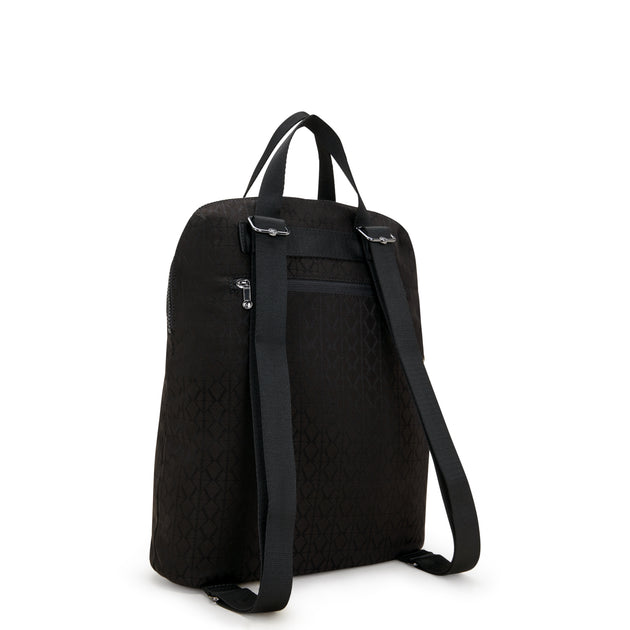 KIPLING Medium backpack (with laptop compartment) Female Black Sign Jq