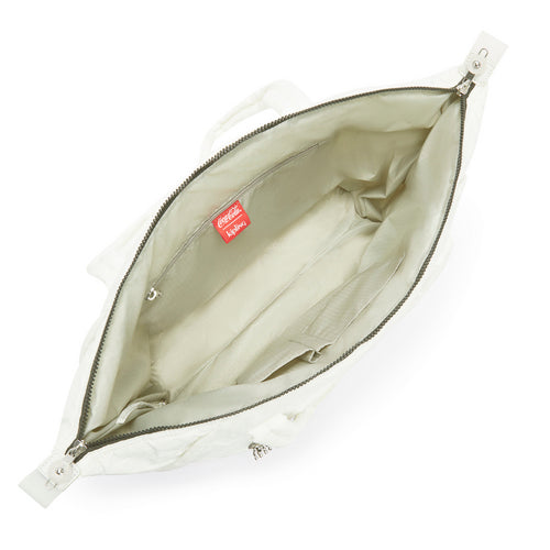 Kipling ART M Coca Cola Air Grey Large Tote with Trolley Sleeve