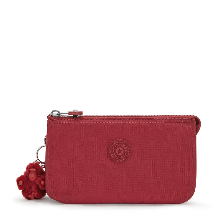 محفظة KIPLING كبيرة للجنسين إبداع أحمر غير تقليدي للجنسين L 13265-4SS