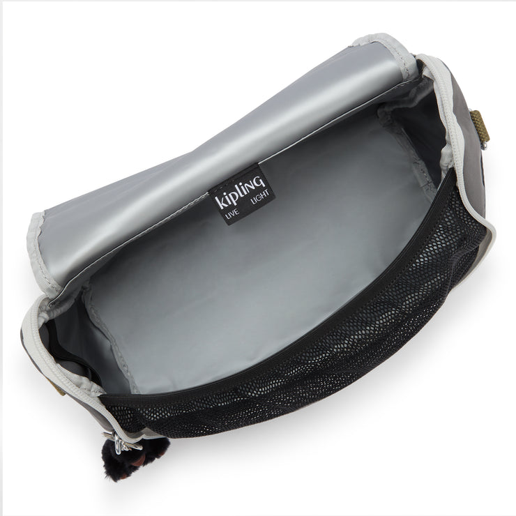 KIPLING Large lunchbag (with trolley sleeve) Unisex Back to Grey New Kichirou 15289-1DX