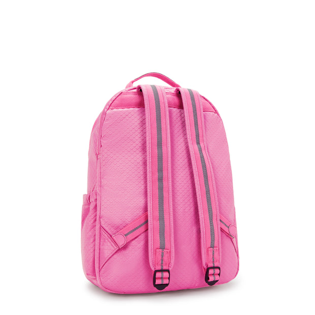 KIPLING Large backpack (with laptop compartment) Female Pink Mermaid Em Seoul Lap I2932-56J