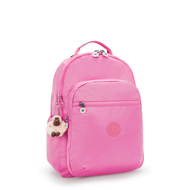 KIPLING Large backpack (with laptop compartment) Female Pink Mermaid Em Seoul Lap I2932-56J