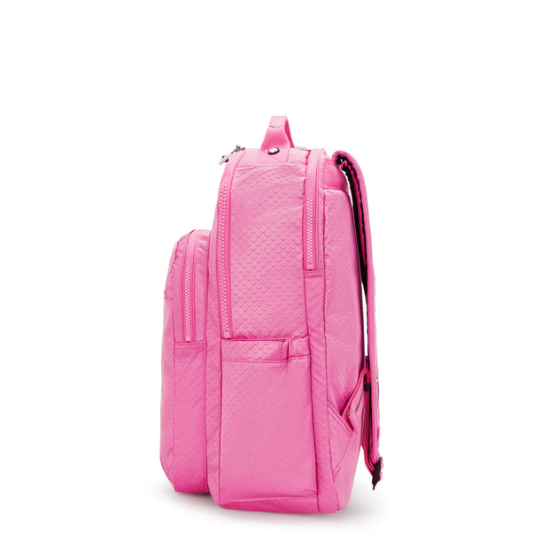 KIPLING Large backpack (with laptop compartment) Female Pink Mermaid Em Seoul Lap I2932-56J