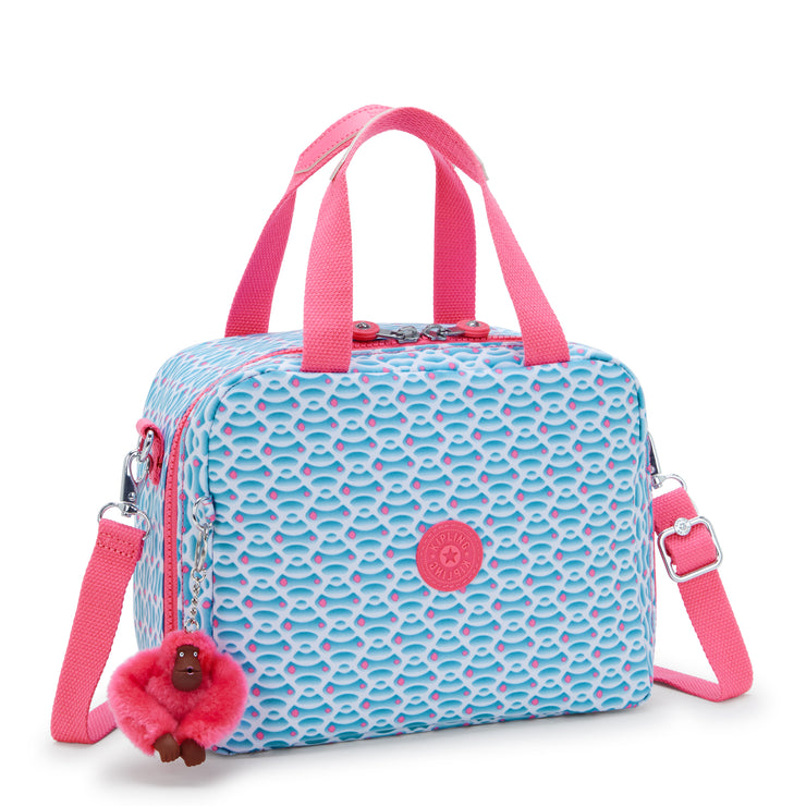 صندوق غداء كبير من KIPLING (مع غلاف عربة) أنثى Dreamy Geo C Miyo - I2989-D1W