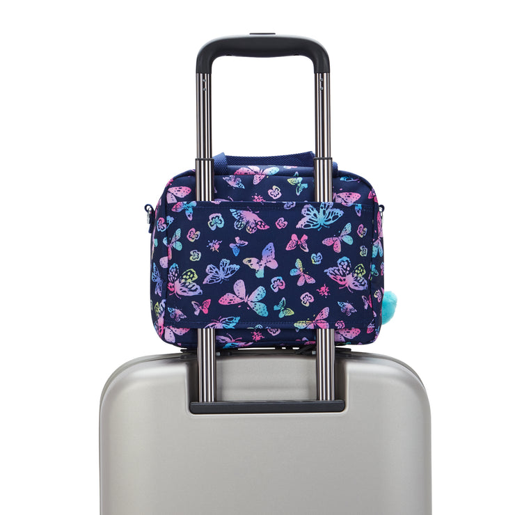 صندوق غداء كبير من KIPLING (مع غلاف عربة) أنثى الفراشة المرح ميو - I2989-F5K