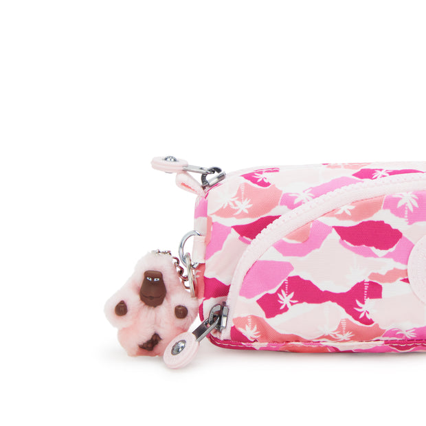KIPLING Medium pencase Female Pink Palm Cute I3330-1BV