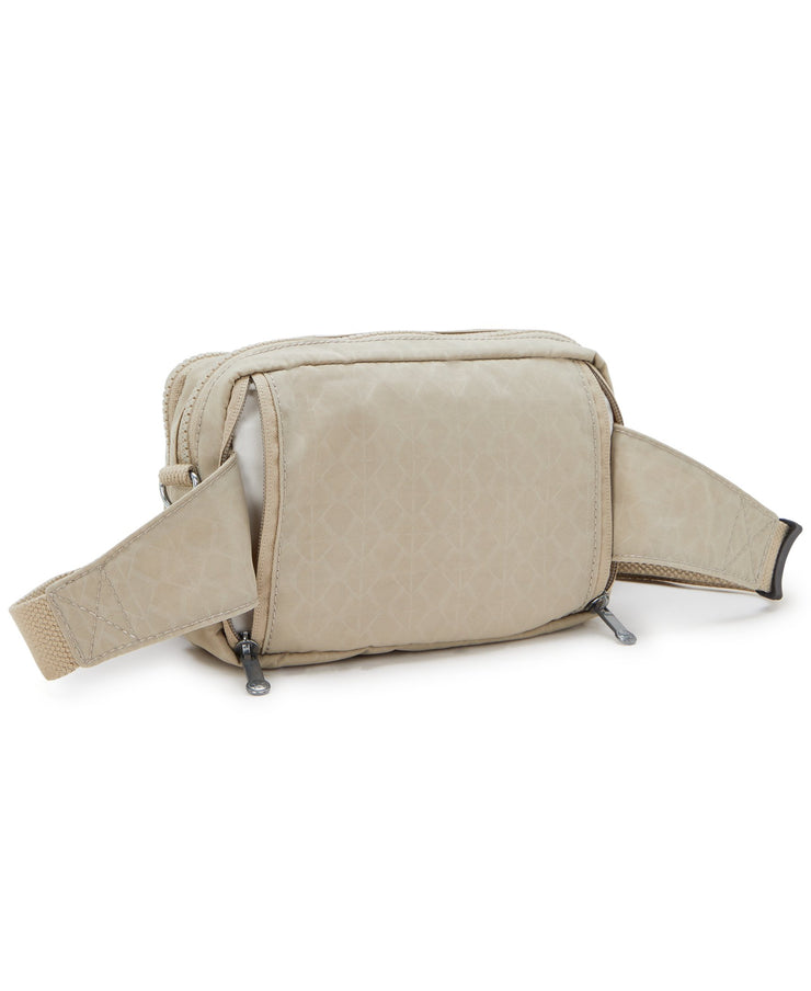حقيبة KIPLING كروس صغيرة قابلة للتحويل إلى حقيبة خصر (بأحزمة قابلة للإزالة) أنثى منقوشة باللون البيج المنقوش أبانو متعدد I3492-96A