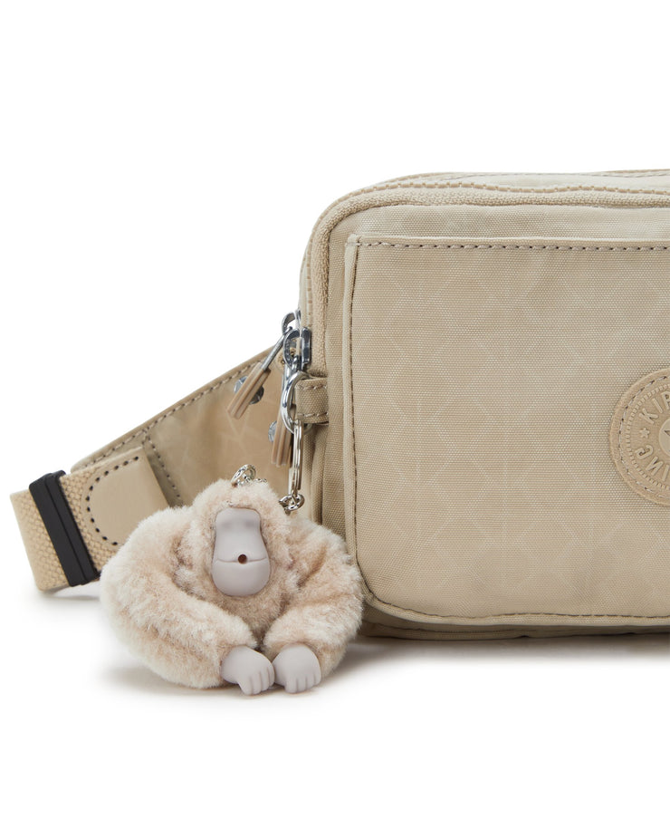 حقيبة KIPLING كروس صغيرة قابلة للتحويل إلى حقيبة خصر (بأحزمة قابلة للإزالة) أنثى منقوشة باللون البيج المنقوش أبانو متعدد I3492-96A