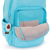 KIPLING Large backpack (with laptop compartment) Female Sea Blue Met Seoul College Extra I3514-52D