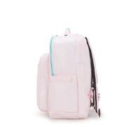 KIPLING Large backpack (with laptop compartment) Female Sea Pink Met Seoul College Extra I3514-52J