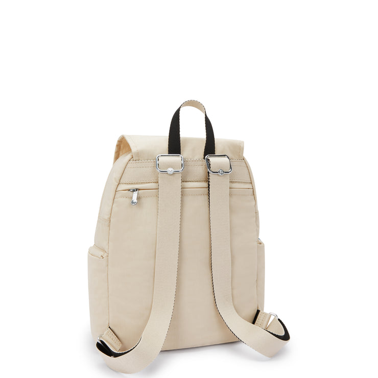 حقيبة ظهر صغيرة من KIPLING حقيبة ظهر أنثوية صغيرة Back To Beige City Zip S I3523-26V