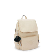 حقيبة ظهر صغيرة من KIPLING حقيبة ظهر أنثوية صغيرة Back To Beige City Zip S I3523-26V