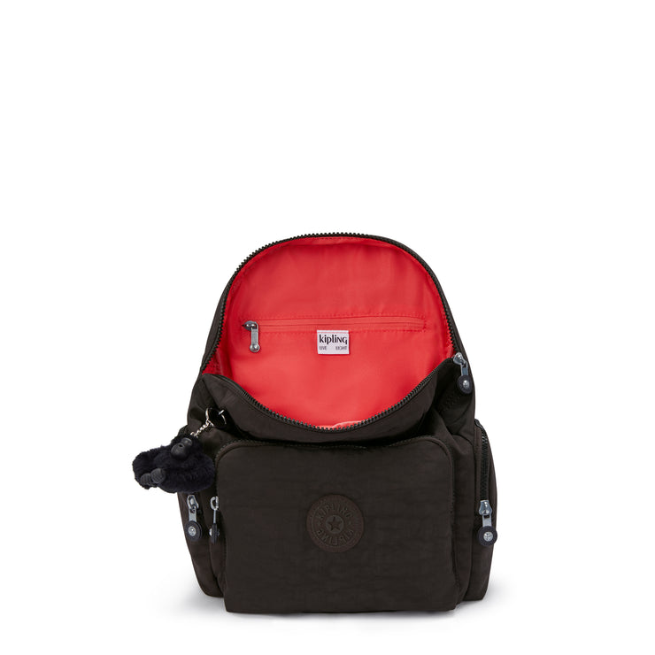 حقيبة ظهر صغيرة للإناث من KIPLING حقيبة ظهر أنثوية صغيرة Nostalgic Brown City Zip S I3523-G1R