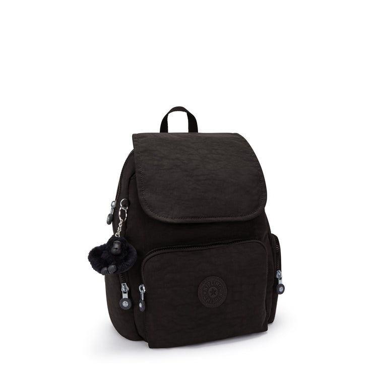 حقيبة ظهر صغيرة للإناث من KIPLING حقيبة ظهر أنثوية صغيرة Nostalgic Brown City Zip S I3523-G1R