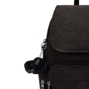 حقيبة ظهر صغيرة للإناث من KIPLING حقيبة ظهر أنثوية صغيرة Nostalgic Brown City Zip S I3523-G1R