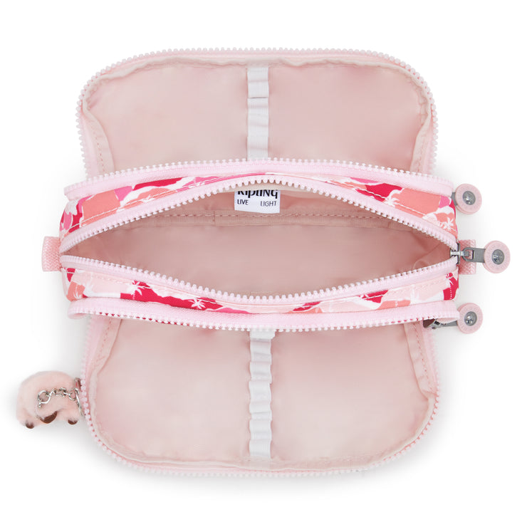 KIPLING Large pencase Female Pink Palm Gitroy I3560-1BV