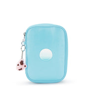 KIPLING Large pencase Female Sea Blue Met 100 Pens I3624-52D