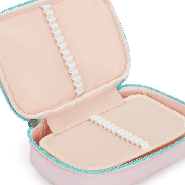 KIPLING Large pencase Female Sea Pink Met 100 Pens I3624-52J