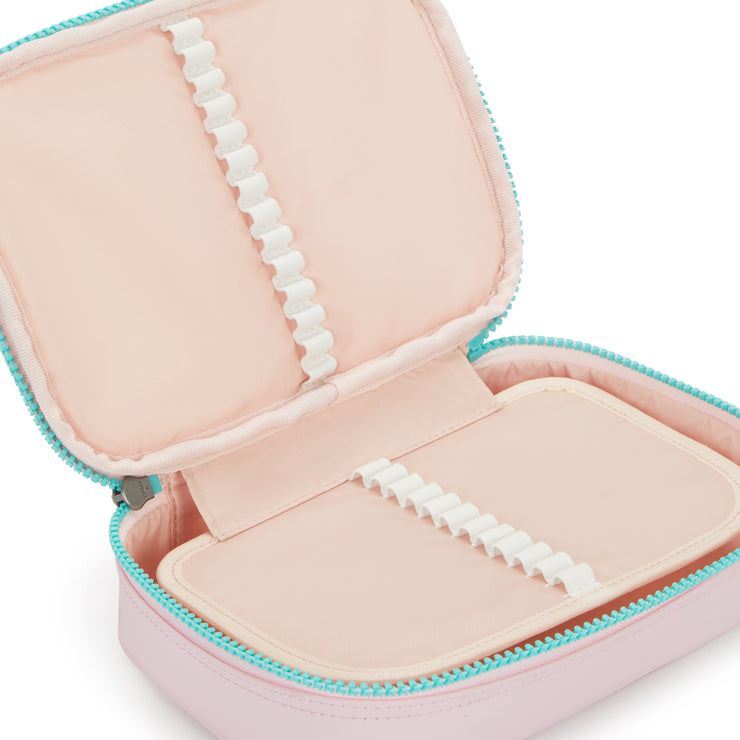 KIPLING Large pencase Female Sea Pink Met 100 Pens I3624-52J