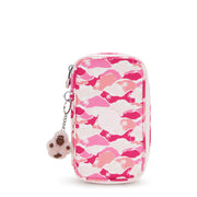 KIPLING Medium pencase Female Pink Palm 50 Pens I3707-1BV