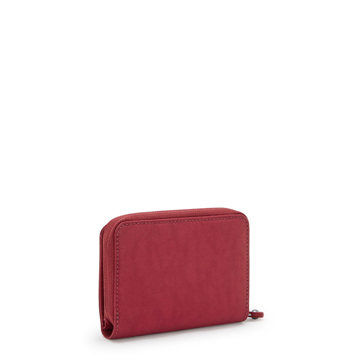 محفظة KIPLING متوسطة الحجم أنثوية حمراء غير تقليدية حب المال I3738-4SS