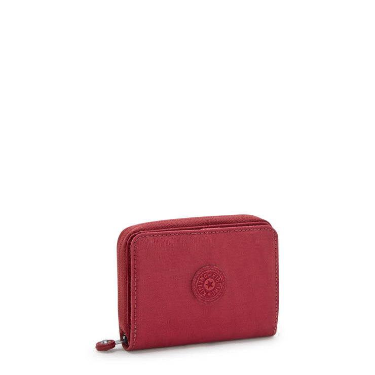 محفظة KIPLING متوسطة الحجم أنثوية حمراء غير تقليدية حب المال I3738-4SS