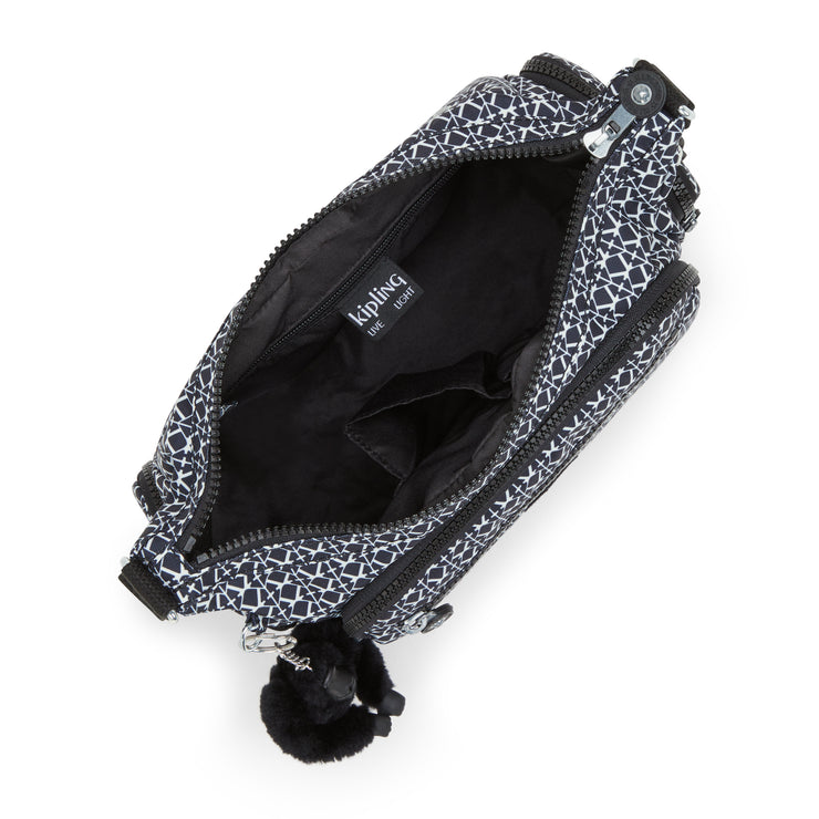 حقيبة كروس كروس متوسطة الحجم من KIPLING أنثى بطبعة توقيع Gabbie S I3759-DD2