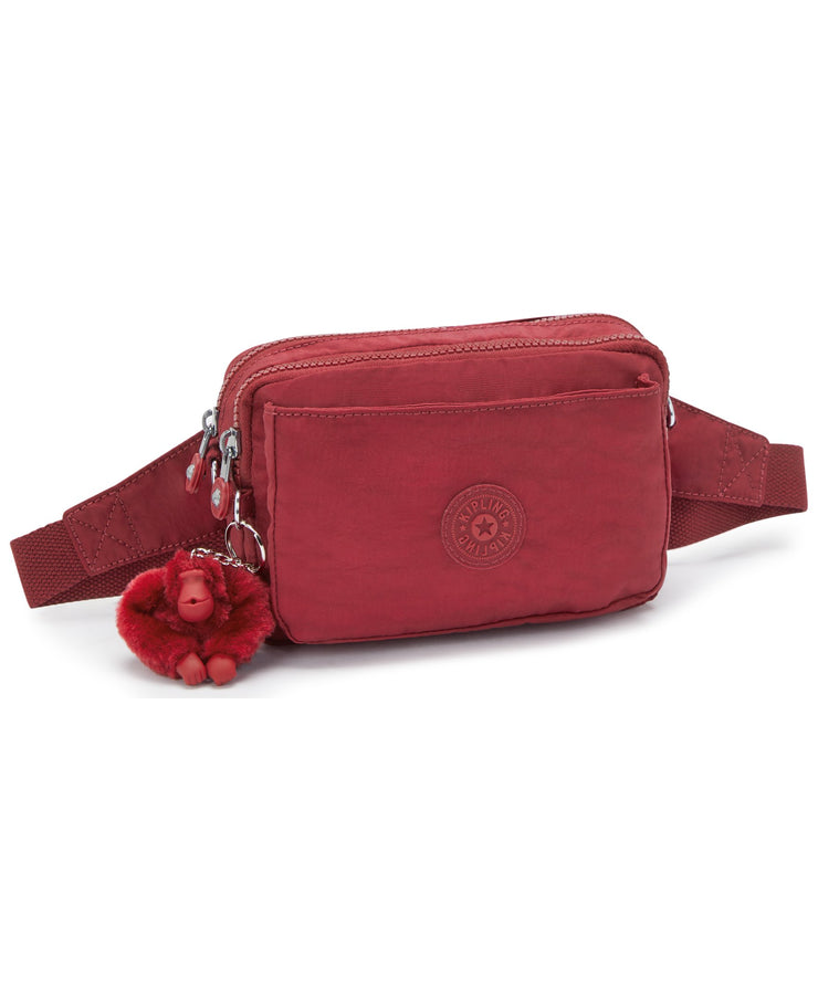 حقيبة KIPLING كروس صغيرة قابلة للتحويل إلى حقيبة خصر (بأحزمة قابلة للإزالة) أنثى فانكي أحمر أبانو متعدد I3795-4SS