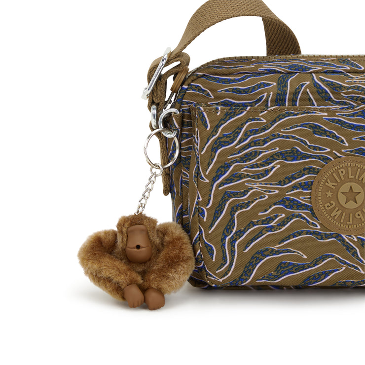 KIPLING KIPLING كروس بودي صغير أنثى تحت البحر أوراق أبانو I3942-1PR