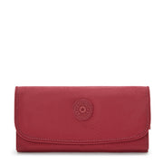 محفظة KIPLING محفظة كبيرة أنثوية حمراء غير تقليدية لأرض النقود I4191-4SS