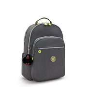 KIPLING Large backpack (with laptop compartment) Unisex Back to Grey Seoul Lap I4275-1DX