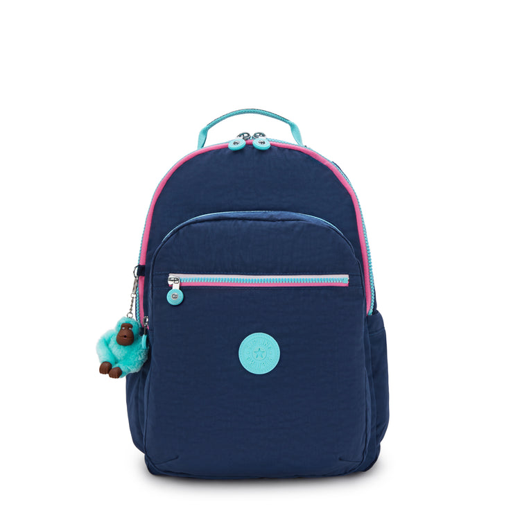 KIPLING Large backpack (with laptop compartment) Unisex Resort Navy Seoul Lap I4275-2DG