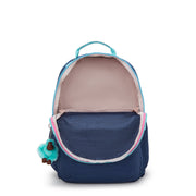 KIPLING Large backpack (with laptop compartment) Unisex Resort Navy Seoul Lap I4275-2DG