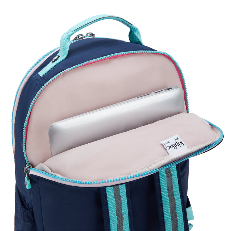 KIPLING Large backpack (with laptop compartment) Unisex Resort Navy Seoul Lap I4275-2DG