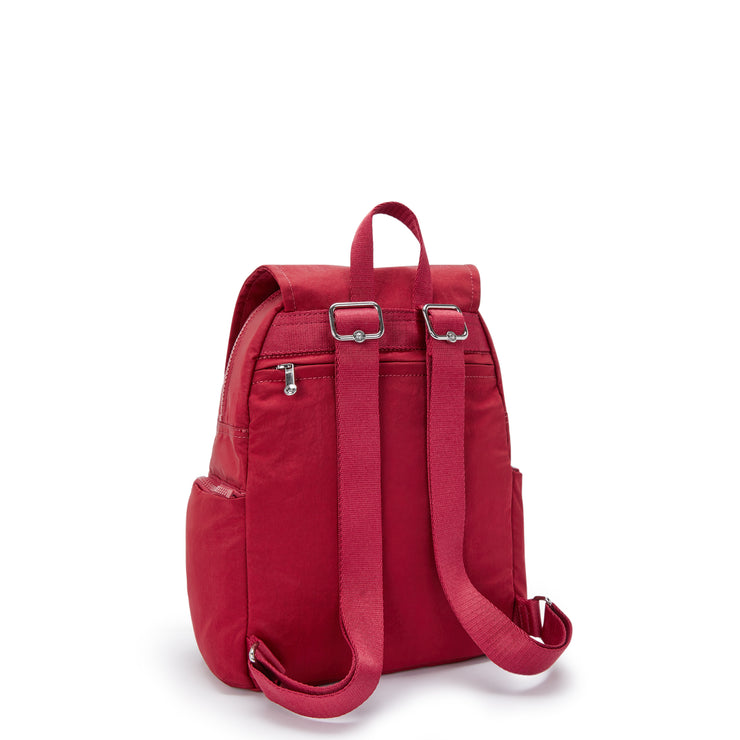 حقيبة ظهر صغيرة من KIPLING حقيبة ظهر صغيرة للإناث نبيذ أحمر نبيذ أحمر سحاب سيتي S I4430-6SE