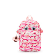 KIPLING Kids backpack Female Pink Palm Faster I4503-1BV