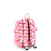 KIPLING Kids backpack Female Pink Palm Faster I4503-1BV