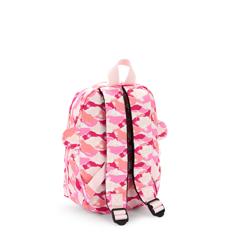 KIPLING Kids backpack Female Pink Palm Faster I4503-1BV