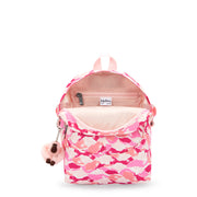 KIPLING Kids backpack Female Pink Palm Faster I4503-1BV