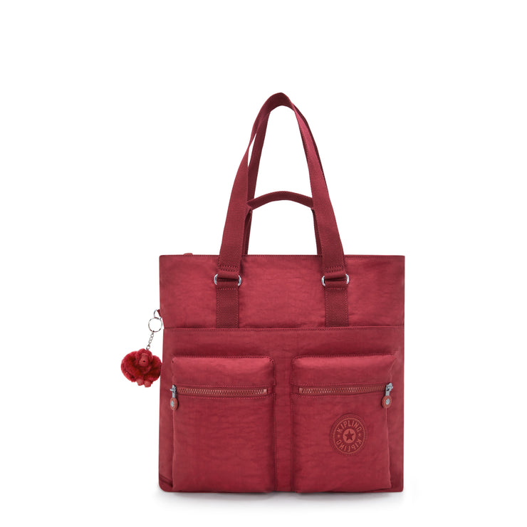 حقيبة KIPLING كبيرة الحجم للجنسين فانكي أحمر هندي I4609-4SS