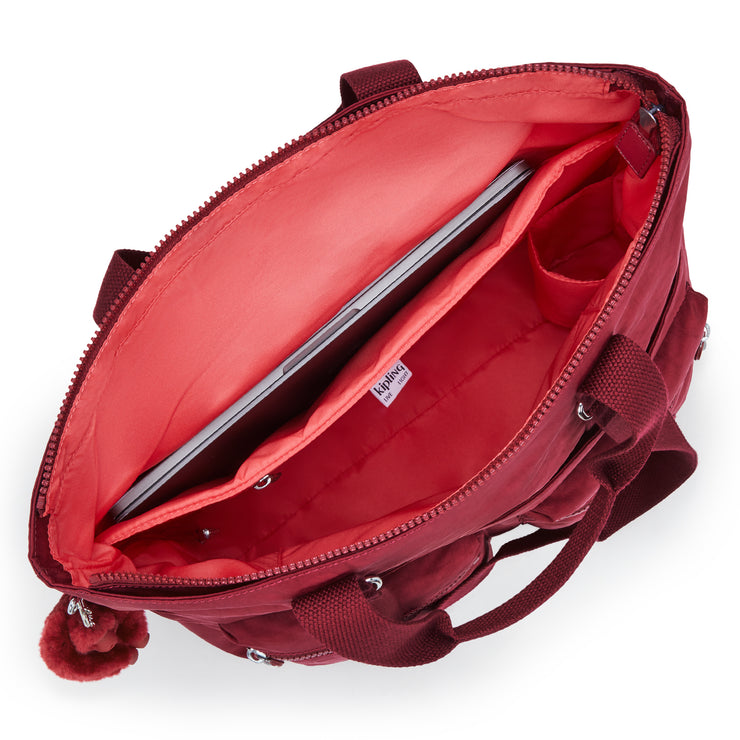 حقيبة KIPLING كبيرة الحجم للجنسين فانكي أحمر هندي I4609-4SS