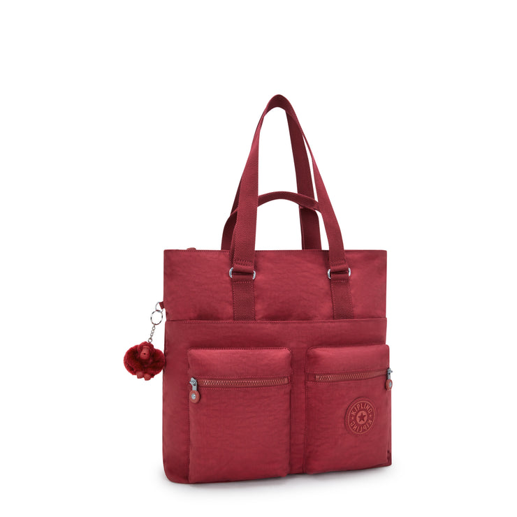 حقيبة KIPLING كبيرة الحجم للجنسين فانكي أحمر هندي I4609-4SS