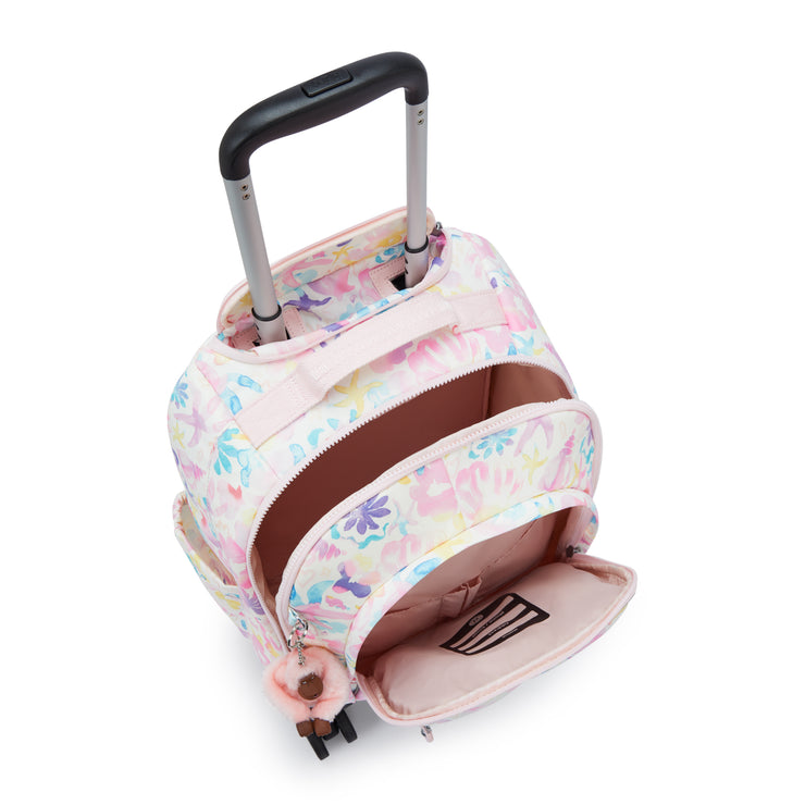 KIPLING Large wheeled backpack (with laptop compartment) Female Aqua Sea New Zea I4674-4ES