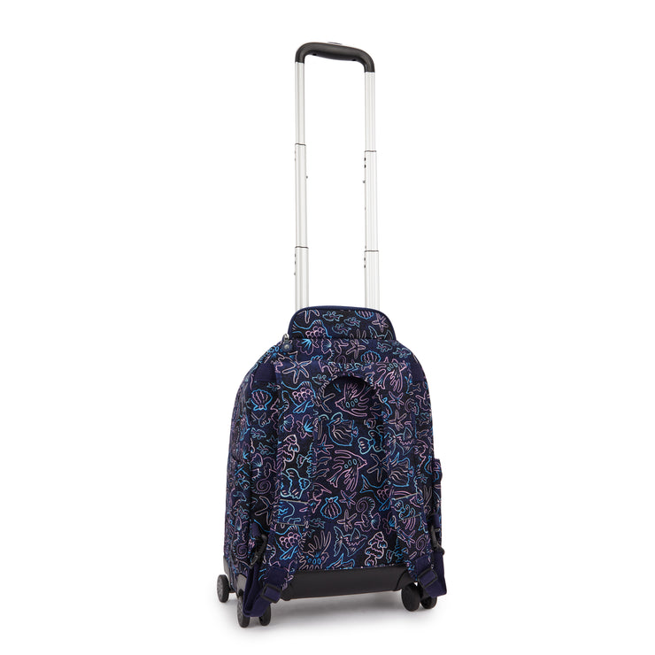 KIPLING Large wheeled backpack (with laptop compartment) Unisex Disco Fish New Zea I4674-4FK