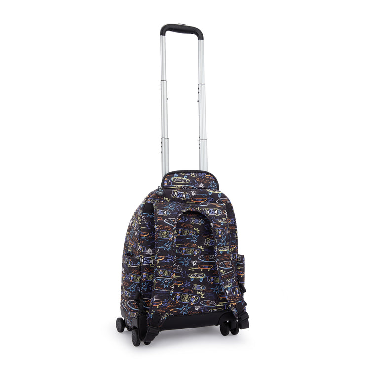 KIPLING Large wheeled backpack (with laptop compartment) Unisex Neon Skate New Zea I4674-71M