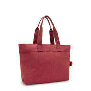 حقيبة KIPLING كبيرة الحجم أنثوية حمراء غير تقليدية كوليسا أب I4755-4SS