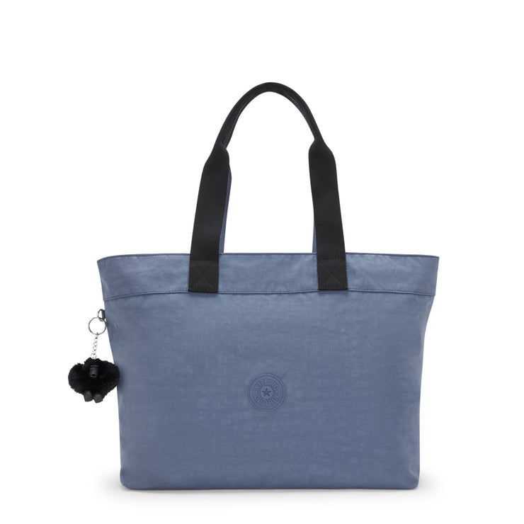 حقيبة KIPLING كبيرة حقيبة يد نسائية زرقاء اللون أزرق كوليسا أب I4755-56V