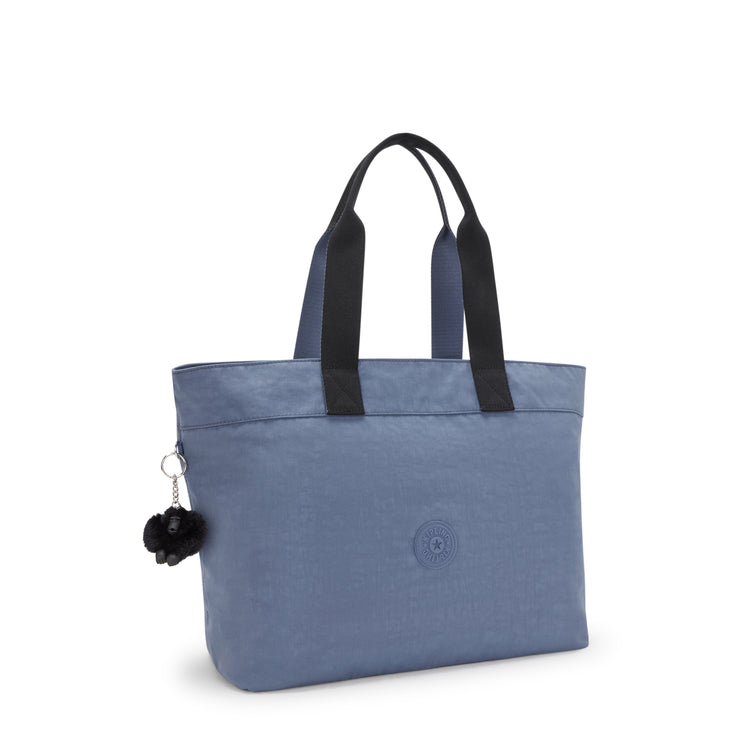 حقيبة KIPLING كبيرة حقيبة يد نسائية زرقاء اللون أزرق كوليسا أب I4755-56V