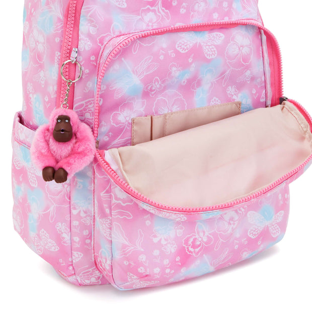 حقيبة ظهر كبيرة من KIPLING حقيبة ظهر أنثوية كبيرة على شكل غيوم حديقة سيول - I4851-2PE