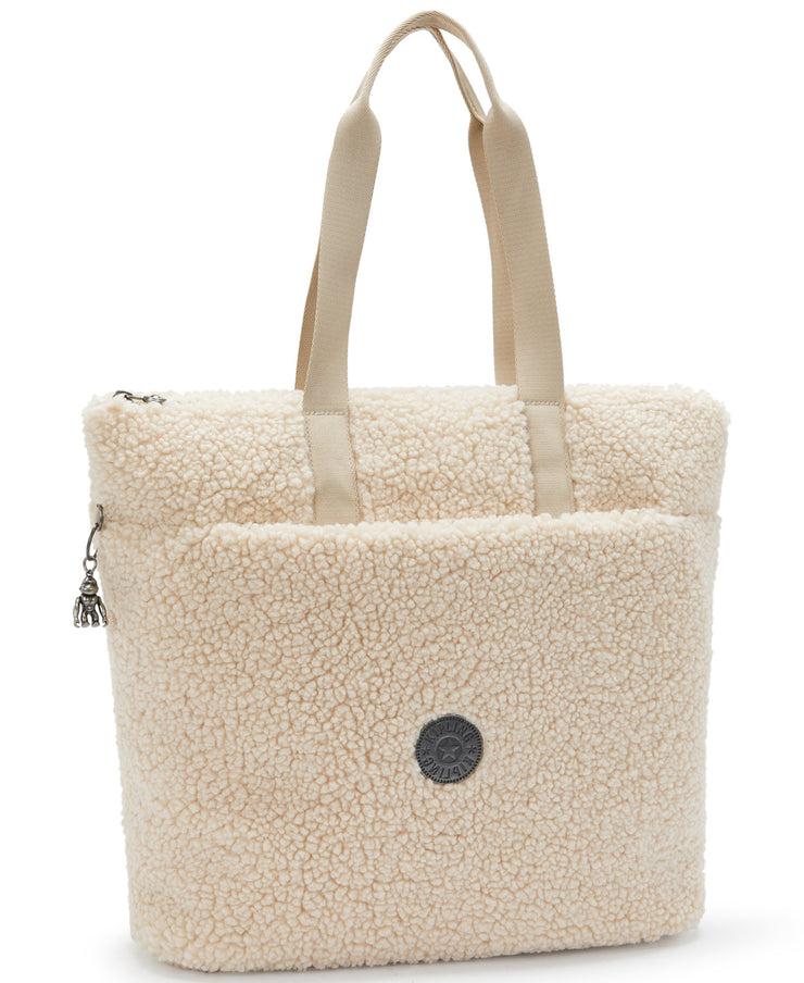 حقيبة KIPLING كبيرة حقيبة يد أنثوية زغب طبيعي جلين I4936-8PF